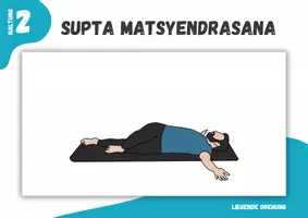 Vorschau - Stationenlernen - Yoga⎮3 Liegende Haltungen - 6 Stationskarten - Seite 3