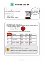Vorschau - Arbeitsblätter - Materialpaket Spanisch: "Verben auf -ar" - Seite 1