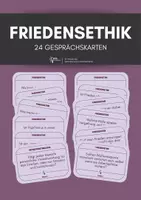 Vorschau - Anderer Materialtyp - Friedensethik ⎜ 24 Gesprächskarten zum Thema Frieden - Deckblatt