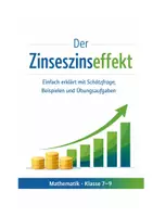 Vorschau - Arbeitsblätter - Zinseszinseffekt einfach erklärt – Arbeitsblatt mit Schätzfrage & Übungen (Klasse 7–9) - Deckblatt