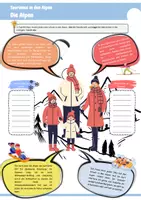 Vorschau - Arbeitsblätter - Tourismus in den Alpen - Aktivitäten, Folgen, Lösungen (Arbeitsblätter & Präsentation) - Seite 1