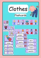 Vorschau - Präsentationen/Tafelbilder - Englisch Flashcards Thema: clothes / Kleidung - Deckblatt