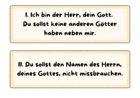 Vorschau - Präsentationen/Tafelbilder - Tafelmaterial - Die 10 Gebote - EKD - Seite 2