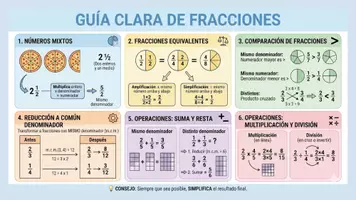 Vista previa - Refuerzo / NEE / Materiales de apoyo - FRACCIONES - ESQUEMAS VISUALES Y DIGITALES - página 1