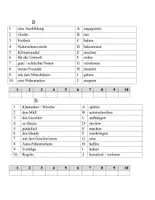 Vorschau - Arbeitsblätter - Nomen mit Verben verbinden A2- B1 - Deckblatt