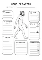 anteprima - Esercizi - 📘 HOMO ERGASTER – Mappa concettuale - Pagina 3