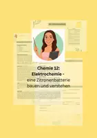 Vorschau - Arbeitsblätter - Elektrochemie: Zitronenbatterie - Deckblatt