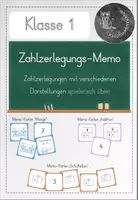 Vorschau - Stationenlernen - Memo-Spiel: Zahlzerlegung - Deckblatt