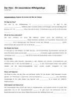 Vorschau - Arbeitsblätter - Der Harz - Ein besonderes Mittelgebirge (Lückentext und Übungen) - Deckblatt