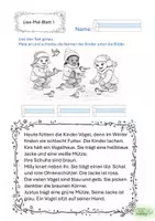 Vorschau - Arbeitsblätter - Lies-Mal-Blätter Winter zur Förderung der Lesekompetenz - Seite 2