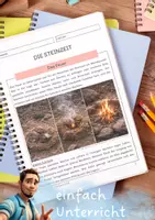 Vorschau - Unterrichtsreihen - Die Steinzeit - Das Feuer - Deckblatt