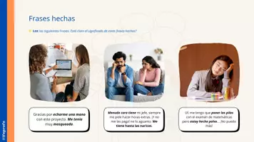 Vorschau - Unterrichtsreihen - 💬 Frases hechas - Infografik und Übungen auf Spanisch - Seite 2