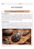 Vorschau - Unterrichtsreihen - Die Steinzeit - Werkzeuge der Steinzeit - Seite 2