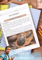 Vorschau - Unterrichtsreihen - Die Steinzeit - Werkzeuge der Steinzeit - Deckblatt
