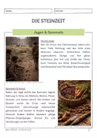 Vorschau - Unterrichtsreihen - Die Steinzeit - Jagen & Sammeln - Seite 2