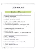 Vorschau - Unterrichtsreihen - Die Steinzeit - Jagen & Sammeln - Seite 3