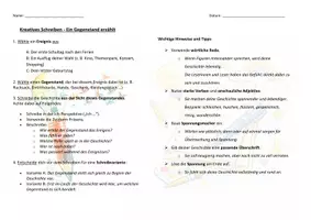 Vorschau - Arbeitsblätter - Ein Gegenstand erzählt - Kreatives Schreiben (PDF & Word) - Seite 1