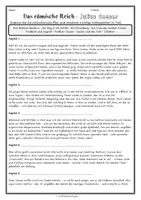 Vorschau - Arbeitsblätter - Das alte Rom: Julius Caesar (Arbeitsblätter mit Lösungen und Präsentation) - Seite 1