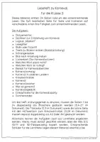 Vorschau - Arbeitsblätter - Leseheft zu Karneval - Klasse 3 - Seite 1