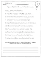 Vorschau - Arbeitsblätter - Leseheft zu Karneval - Klasse 3 - Seite 3