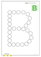 Vorschau - Arbeitsblätter - Dot-Marker (Buchstaben),Arbeitsblätter inkl.Umlaute (Ä,Ö,Ü) - Seite 2