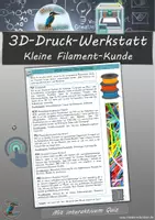 Vorschau - Arbeitsblätter - 3D-Druck-Werkstatt: Kleine Filament-Kunde (AB + interaktives Quiz) - Deckblatt
