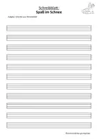 Vorschau - Arbeitsblätter - Schreibanlass: Spaß im Schnee (Wimmelbild mit Schreibblättern für Klasse 1-4) - Seite 3