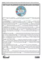 anteprima - Esercizi - NEW YEAR IN ENGLISH-SPEAKING COUNTRIES – Reading - Pagina 1