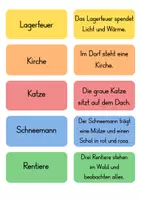 Vorschau - Fördermaterial/Inklusion - Lesen und legen Wald Wimmelbild (Leseübung) - Seite 3