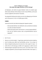Vorschau - Arbeitsblätter - Materialpaket ,,Liebe zur Zeit des Sturm und Drang und in den 2000er-Jahren" (Klasse 9-10) - Seite 1