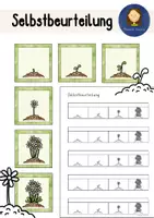 Vorschau - Arbeitsblätter - Selbsteinschätzung Selbstbeurteilung Lernentwicklungsgespräch - Deckblatt