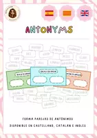 Aperçu - Jeux - Antonymes - Page de couverture