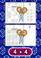 Vorschau - Spiele - Bild-Sudoku mit Würfeln – Würfelseiten zum Ausschneiden & Einkleben | 200 Rätsel - Seite 1