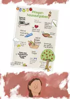 Vorschau - Poster - Hausaufgaben Pfingsten / Bucket-List - Deckblatt