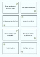 Vorschau - Arbeitsblätter - Stop and swap (Präsens - Futur) - Seite 1