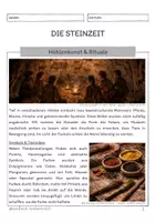 Vorschau - Unterrichtsreihen - Die Steinzeit - Höhlenkunst & Rituale - Seite 1