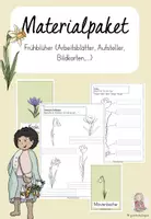 Vorschau - Arbeitsblätter - Frühblüher - kleines Materialpaket - Deckblatt