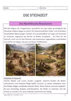 Vorschau - Unterrichtsreihen - Die Steinzeit - Die Neolithische Revolution - Seite 1