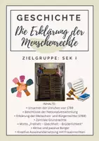 Vorschau - Arbeitsblätter - Die Erklärung der Menschenrechte / Französische Revolution - Deckblatt
