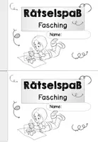 Vorschau - Arbeitsblätter - Fasching & Karneval Rätsel | Grundschule Freiarbeit Klasse 1-2 - Seite 1
