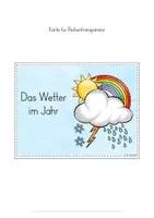 Vorschau - Stundenentwürfe - Wetter im Jahr Jahresverlauf Jahreszeiten Unterrichtseinheit - Seite 3