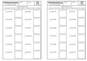 Vorschau - Arbeitsblätter - Brüche - das Ganze bestimmen - Rechenspaziergang - Seite 2