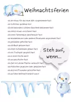 Vorschau - Spiele - Bewegungsspiel Weihnachtsferien "Steh auf, wenn..." - Seite 1