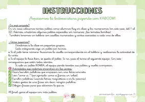 Vista previa - Juegos / Gamificación - EXPLOSIÓN 2.0. Juego de lectoescritura - página 3
