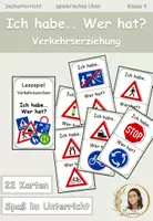 Vorschau - Spiele - Ich habe..Wer hat? - Verkehrserziehung - Klasse 4 - Deckblatt