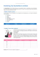 Vorschau - Arbeitsblätter - Führen eines Haushaltsbuches - Komplette Unterrichtsstunde - Seite 3