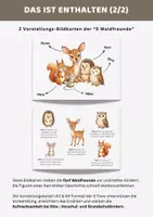 Vorschau - Bildkarten - Kamishibai Geschichte: Konfliktlösung & Kompromiss | 6 Bildkarten + Text A3 & A4 – 5 Waldfreunde - Seite 2