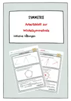 Vorschau - Arbeitsblätter - Symmetrie - Winkelsymmetrale konstruieren - Deckblatt