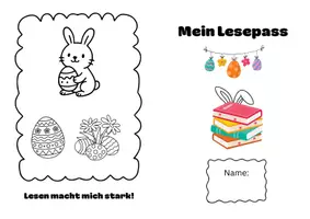 Vorschau - Mal- und Bastelvorlagen - 4 saisonale Lesepässe fürs Schuljahr - Seite 2