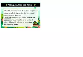 Aperçu - Apprentissages en autonomie - Périmètre - Jardinage avec Marcel - Page 1
